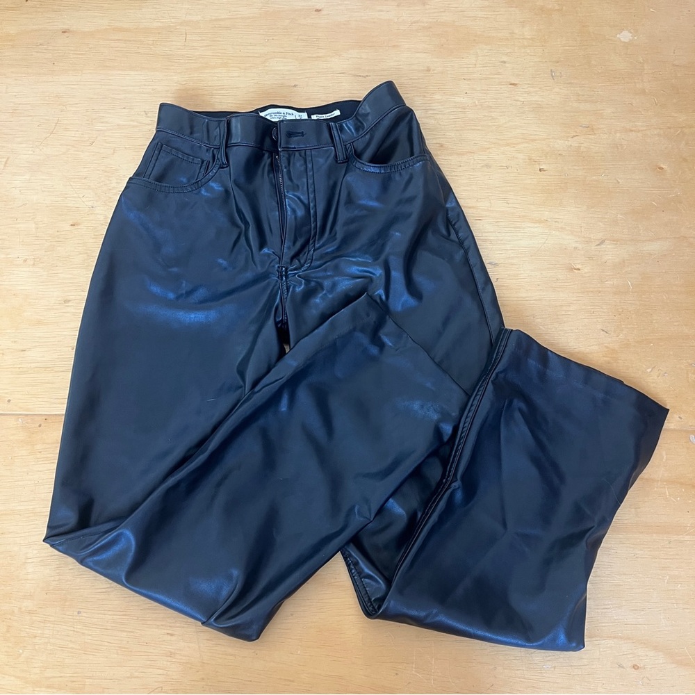 Abercrombie vegan leather pants